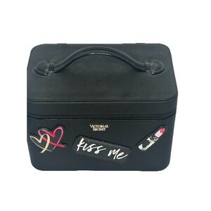 Victoria's Secret Weekender Runaway Patch Vanity Cosmetic Case‎